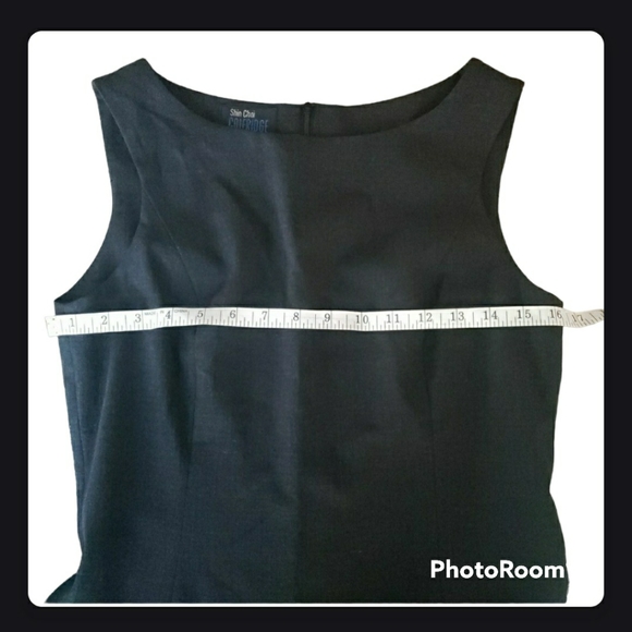 Shin Choi | Sheath Charcoal Black Dress Size 6 - Picture 7 of 9